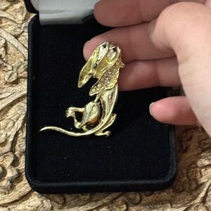 Dog brooch